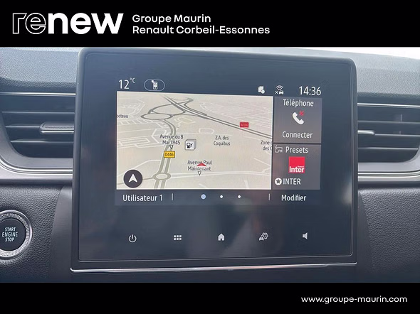 RENAULT Captur 1.6 E-Tech hybride 145ch Intens -21 - Miniature 25