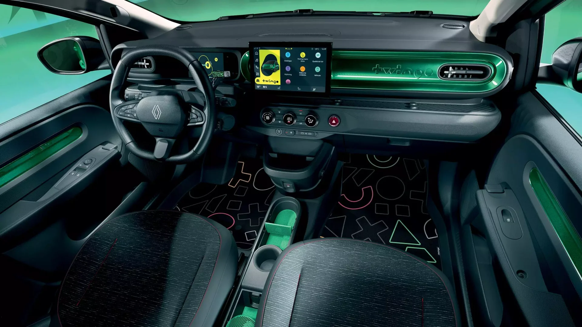 TWINGO E-TECH ÉLECTRIQUE intérieur